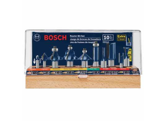 10 pc. All-Purpose Router Bit Set