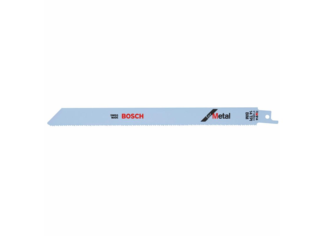 Lame de scie alternative pour le métal de 9 po à 14 dents par pouce, 5 pièces Bosch RM914