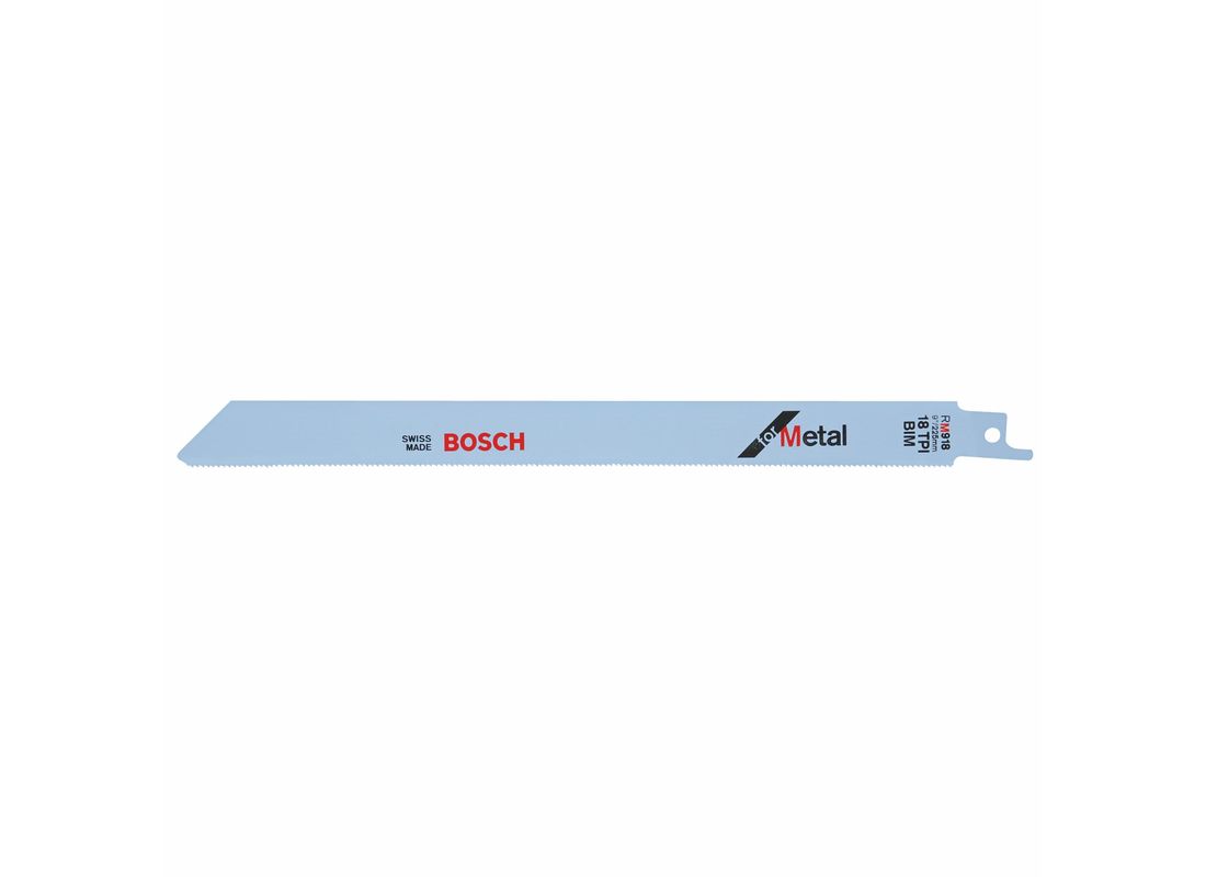 Lame de scie alternative pour le métal de 9 po à 18 dents par pouce, 5 pièces Bosch RM918