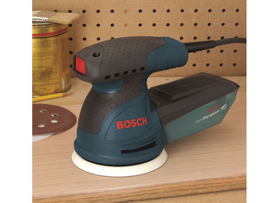 Outil de ponçage/polissage à main à répartition aléatoire à une seule vitesse de 5 po Bosch ROS10