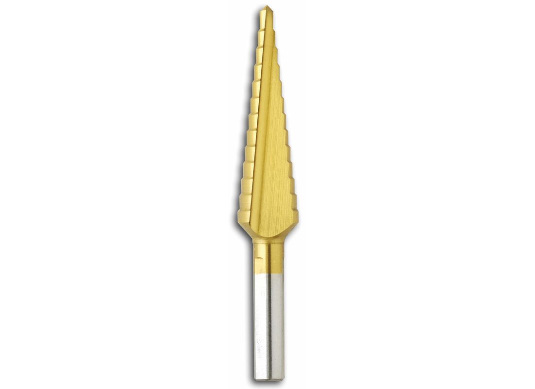 1/8 In. to 1/2 In. Titanium-Coated Step Drill Bit Bosch SDT1