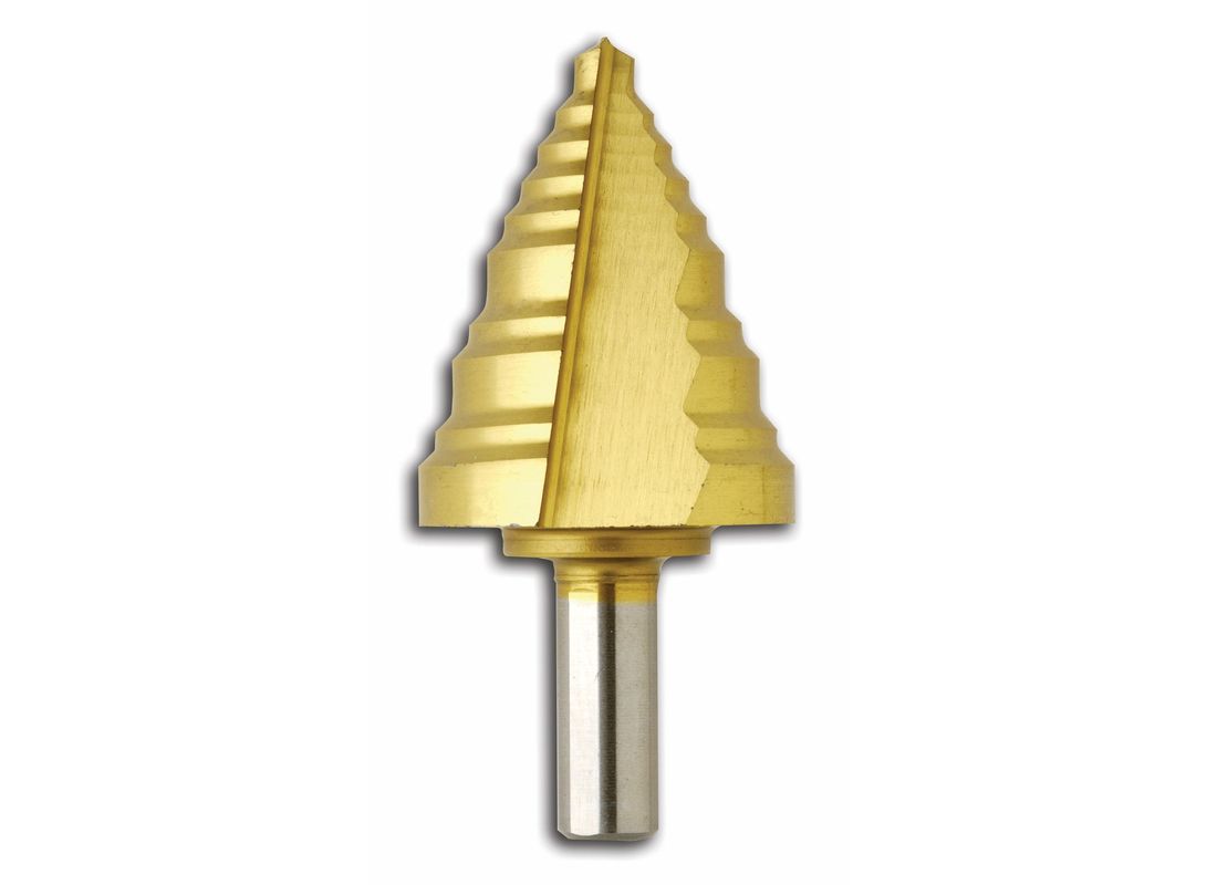 1/4 In. to 1-3/8 In. Titanium-Coated Step Drill Bit Bosch SDT10