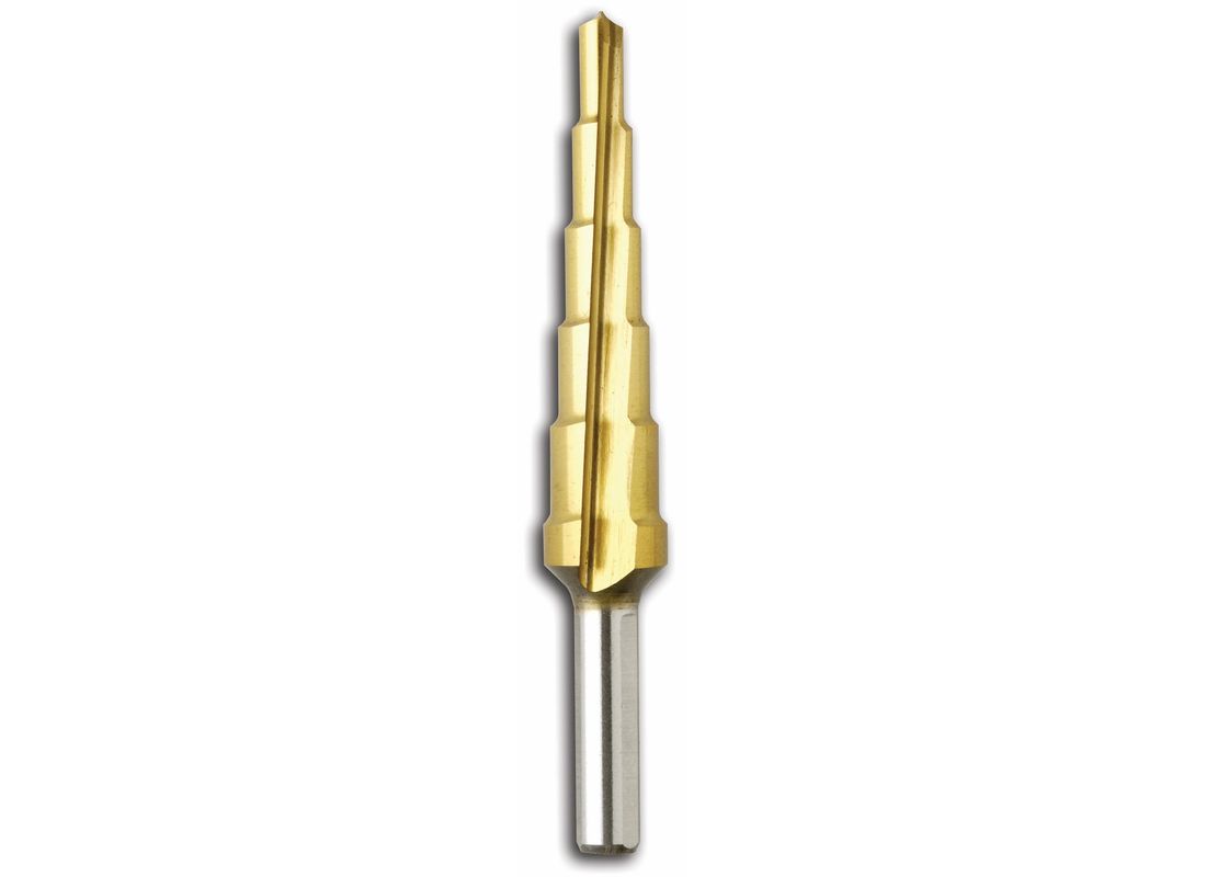 3/16 In. to 1/2 In. Titanium-Coated Step Drill Bit Bosch SDT6