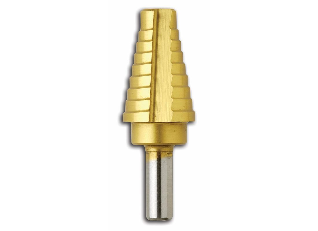 9/16 In. to 1 In. Titanium-Coated Step Drill Bit Bosch SDT7