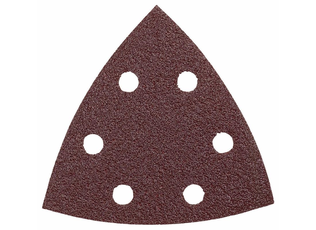 Ensemble de 5 feuilles abrasives triangulaires pour ponceuses de précision, 3-3/4 po, grain 240, pour bois Bosch SDTR240