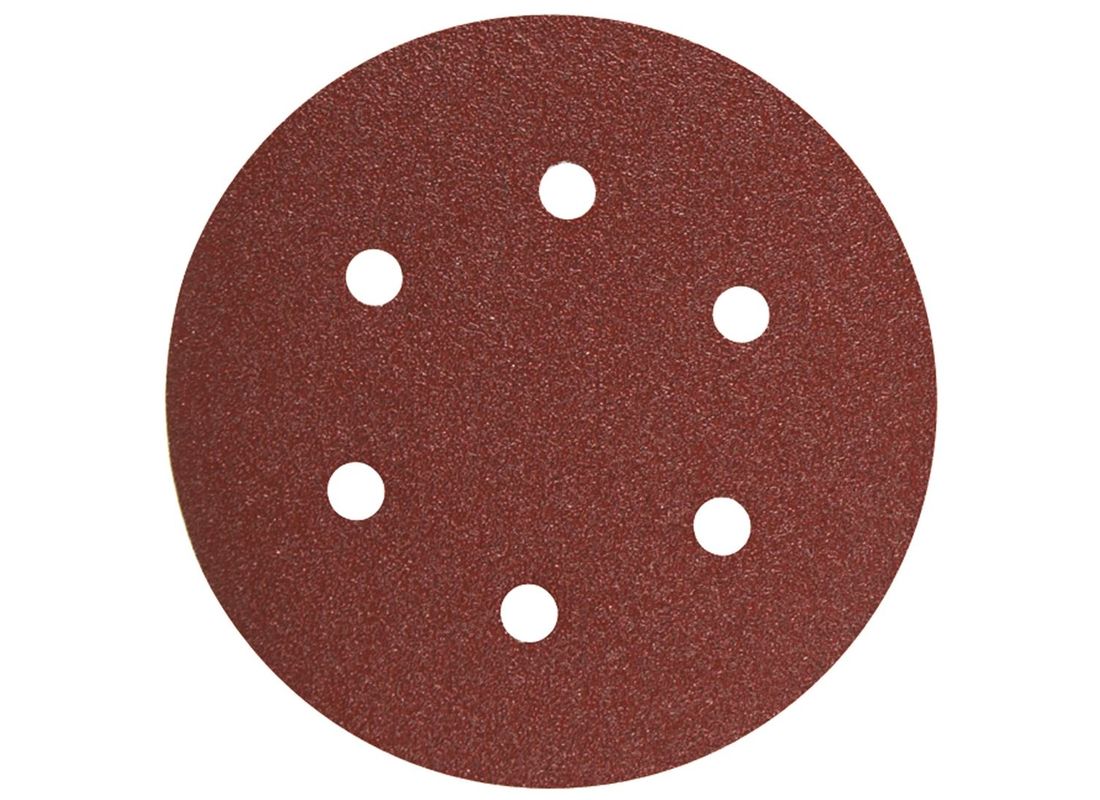 5 pc. 40 Grit 6 In. 6 Hole Hook-And-Loop Sanding Discs Bosch SR6R040