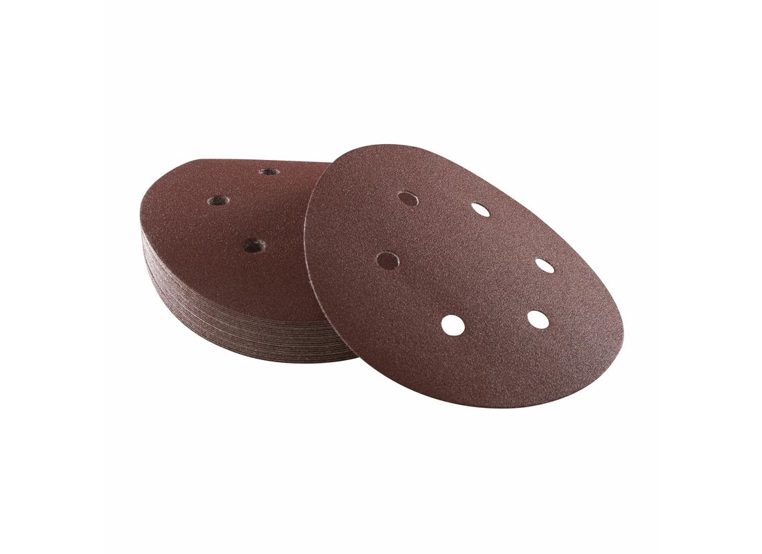 5 pc. 40 Grit 6 In. 6 Hole Hook-And-Loop Sanding Discs Bosch SR6R040