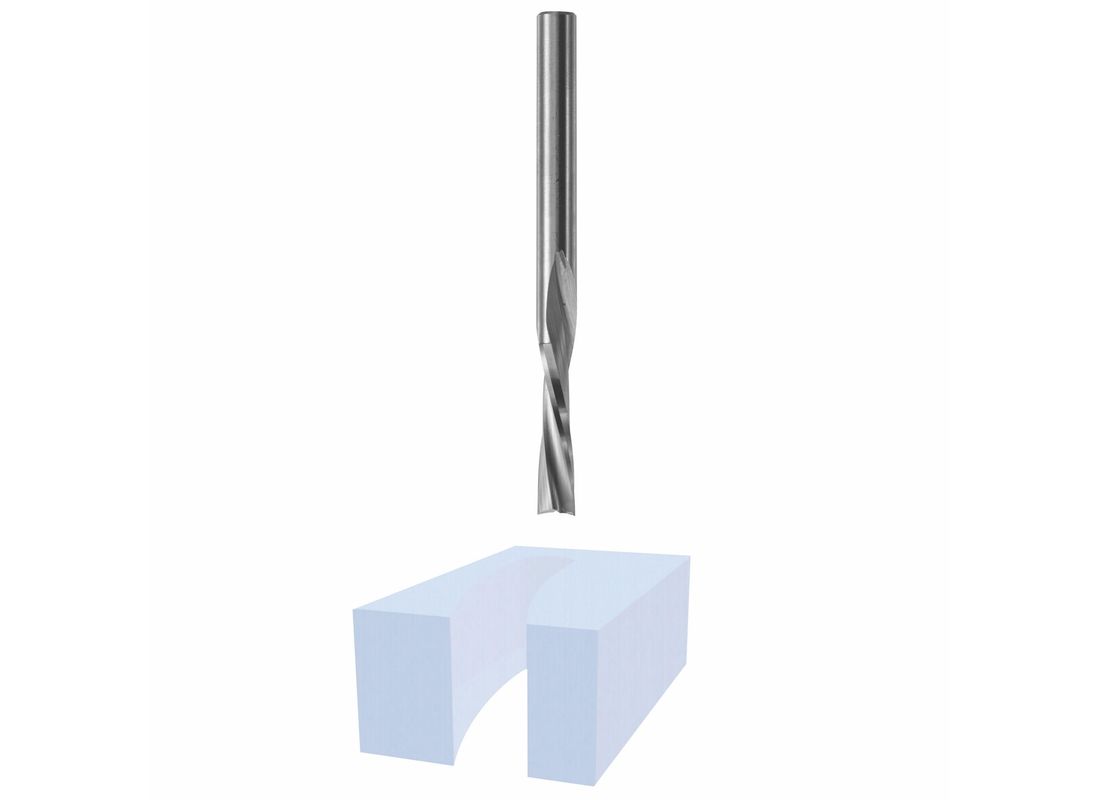 1/4 In. Solid Carbide Double Flute Acrylic Router Bit Bosch 85611M