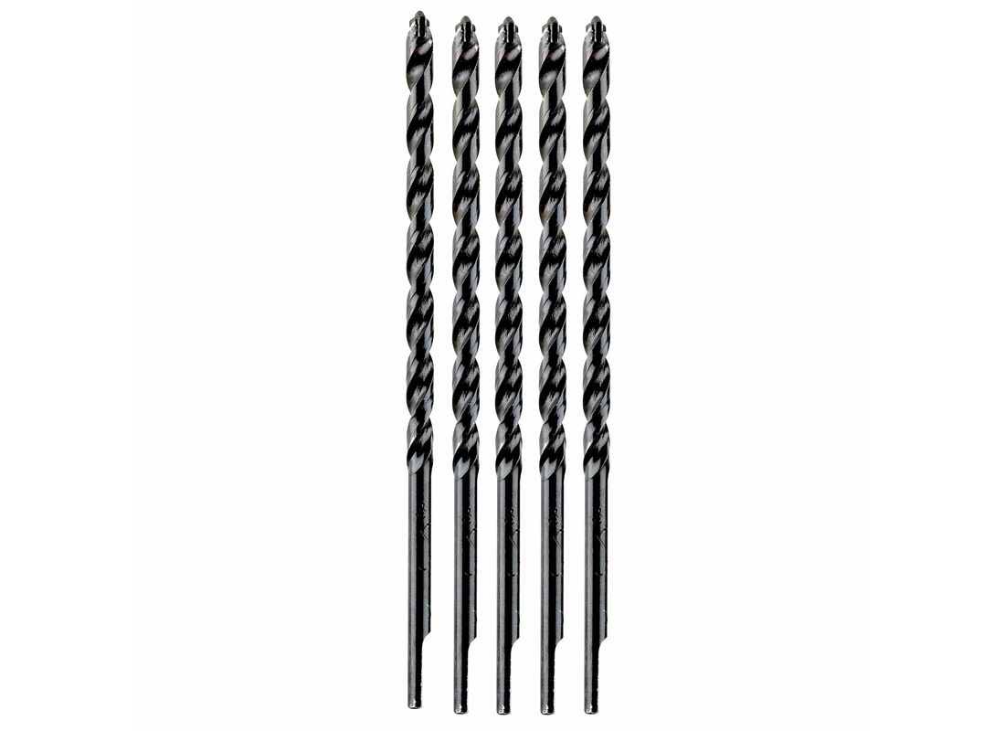 5 pc. 3/16 In. x 4-1/2 In. Flat Shank Hex Masonry Drill Bits Bosch TC5005