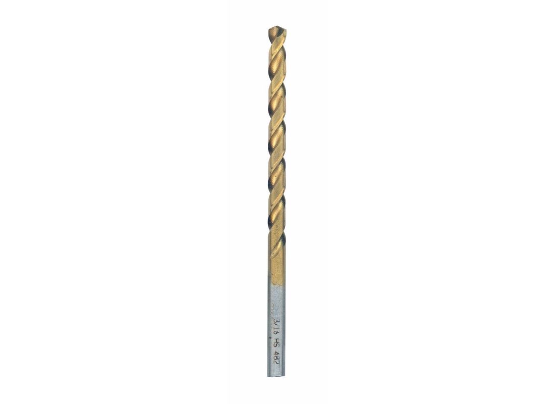 3/16 In. x 3-1/2 In. Titanium-Coated Drill Bit Bosch TI2139