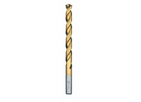 3/8 In. x 5 In. Titanium-Coated Drill Bit