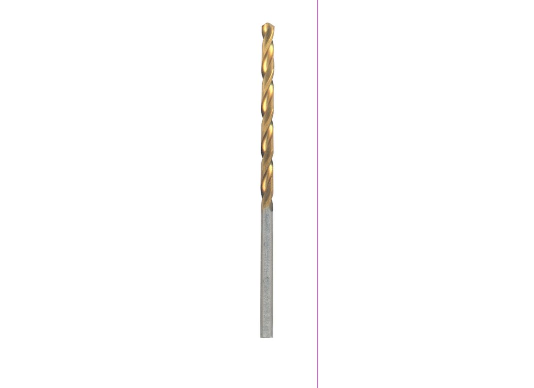 12 pc. 3/32 In. x 2-1/4 In. Titanium-Coated Drill Bit Bosch TI4133