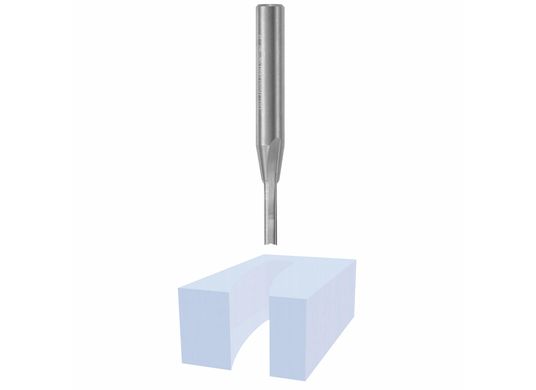 1/8 In. x 1/2 In. Solid Carbide 2-Flute O-Flute Bit