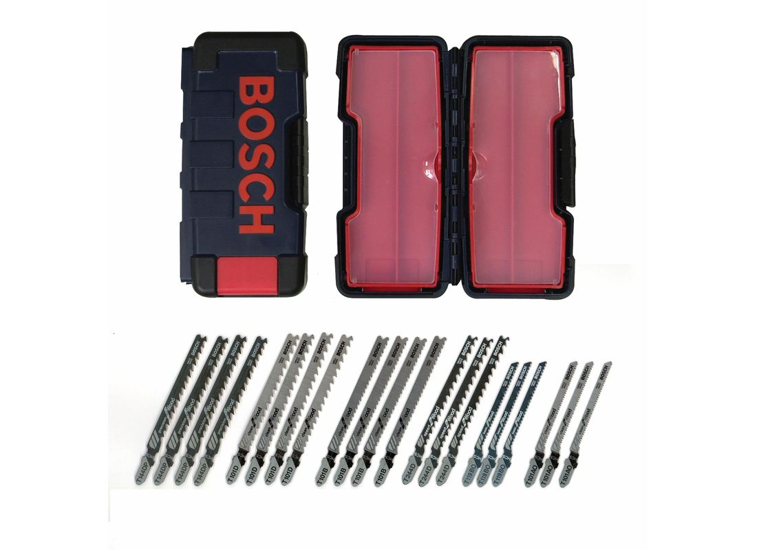 21 Piece T-Shank Jig Saw Blade Set Optimized for Wood Cutting Bosch TW21HC