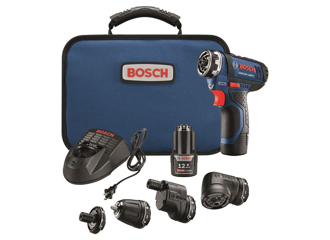 12 V Max Flexiclick® 5-In-1 Drill/Driver System Bosch GSR12V-140FCB22