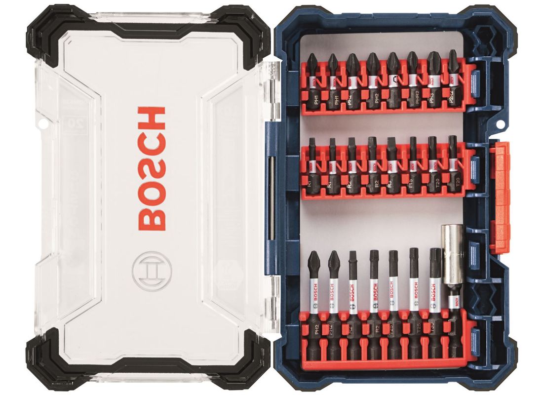 Coffret sur mesure d’embouts de tournevis Impact Tough™ 24 pièces Bosch SDMS24