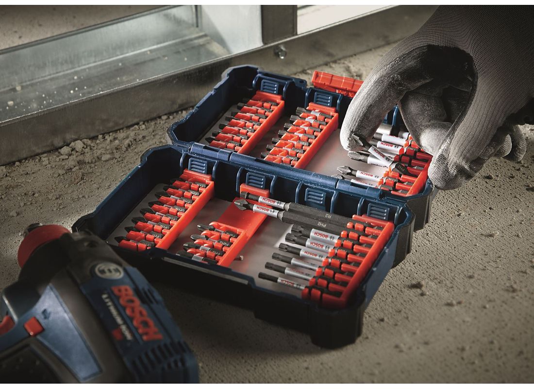 Coffret sur mesure d’embouts de tournevis Impact Tough™ 24 pièces Bosch SDMS24