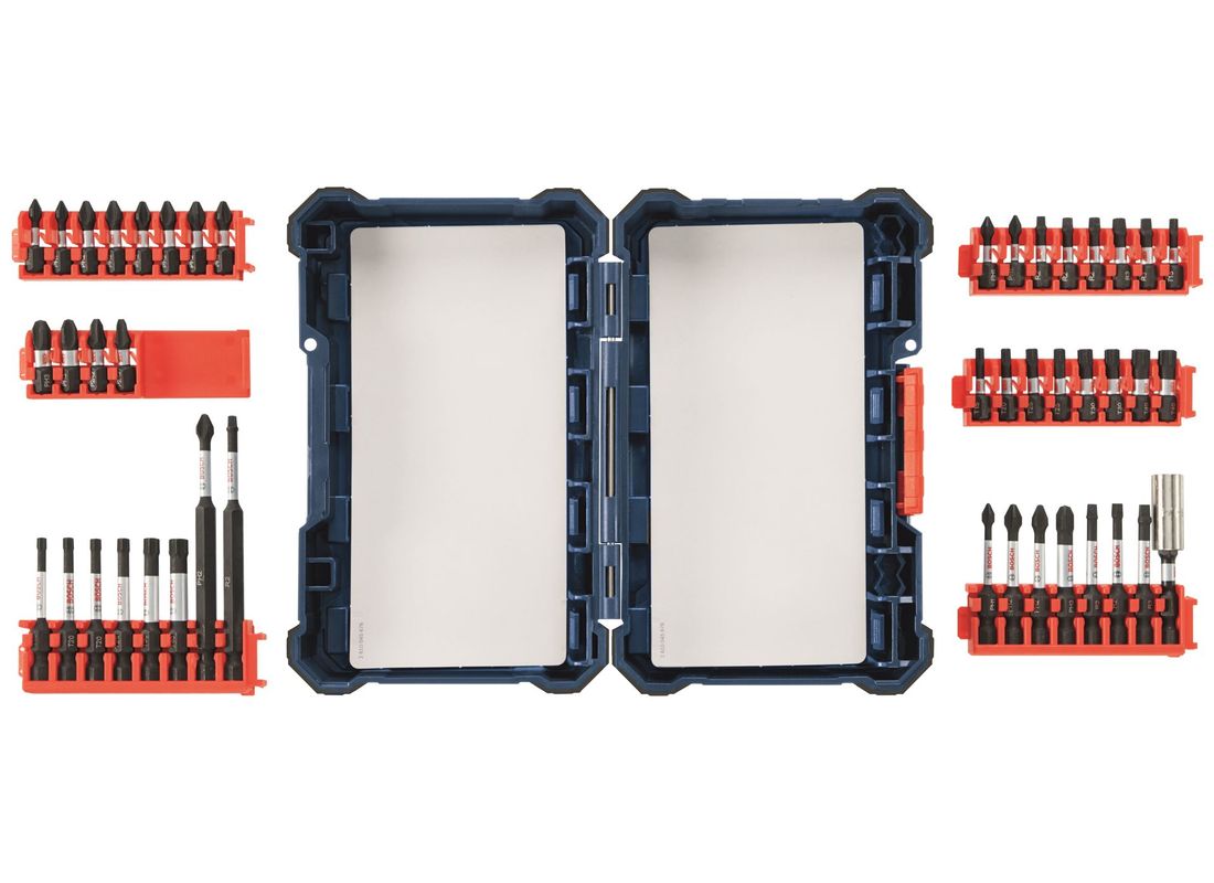 Coffret sur mesure d’embouts de tournevis Impact Tough™ 44 pièces Bosch SDMS44