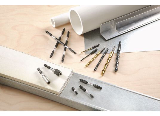 8 pc. Impact Tough™ Phillips®, Square and Torx® 1 In. Insert Bits with Clip for Custom Case System CCSV108