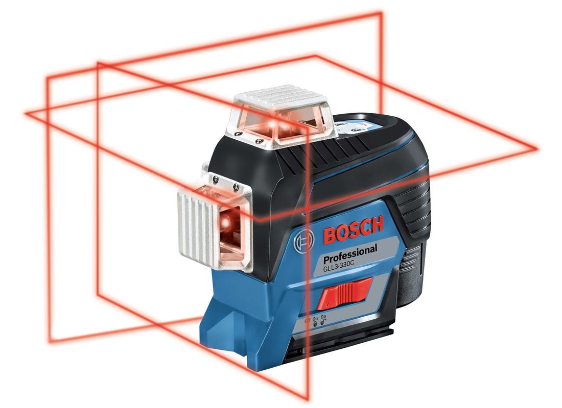 360? Connected Three-Plane Leveling and Alignment-Line Laser Bosch GLL3-330C