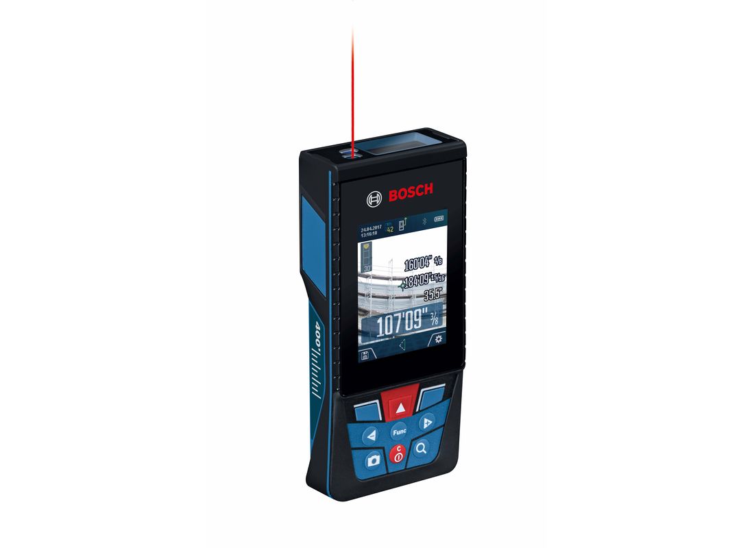 BLAZE™ Outdoor 400 Ft. Connected Lithium-Ion Laser Measure with Camera Bosch GLM400CL