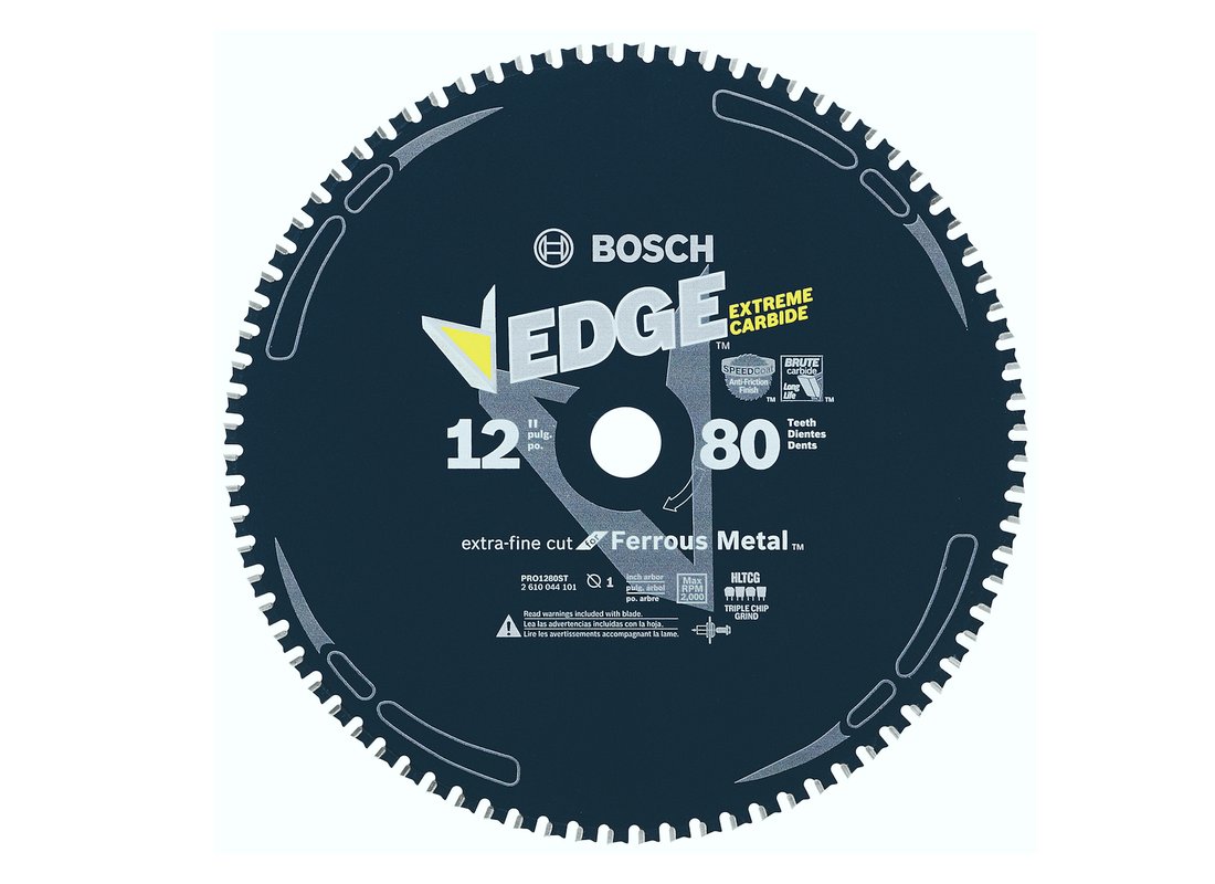 PRO1280ST 12 In. 80 Tooth Edge Circular Saw Blade for Ferrous Metal Cutting