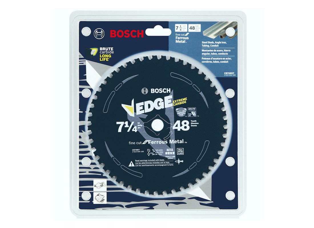 CB748ST 7-1/4 In. 48 Tooth Edge Circular Saw Blade for Ferrous Metal Cutting