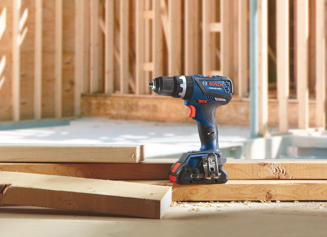 18V EC Brushless Connected-Ready Compact Tough 1/2 In. Hammer Drill/Driver Kit with (2) CORE18V 4.0 Ah Compact Batteries