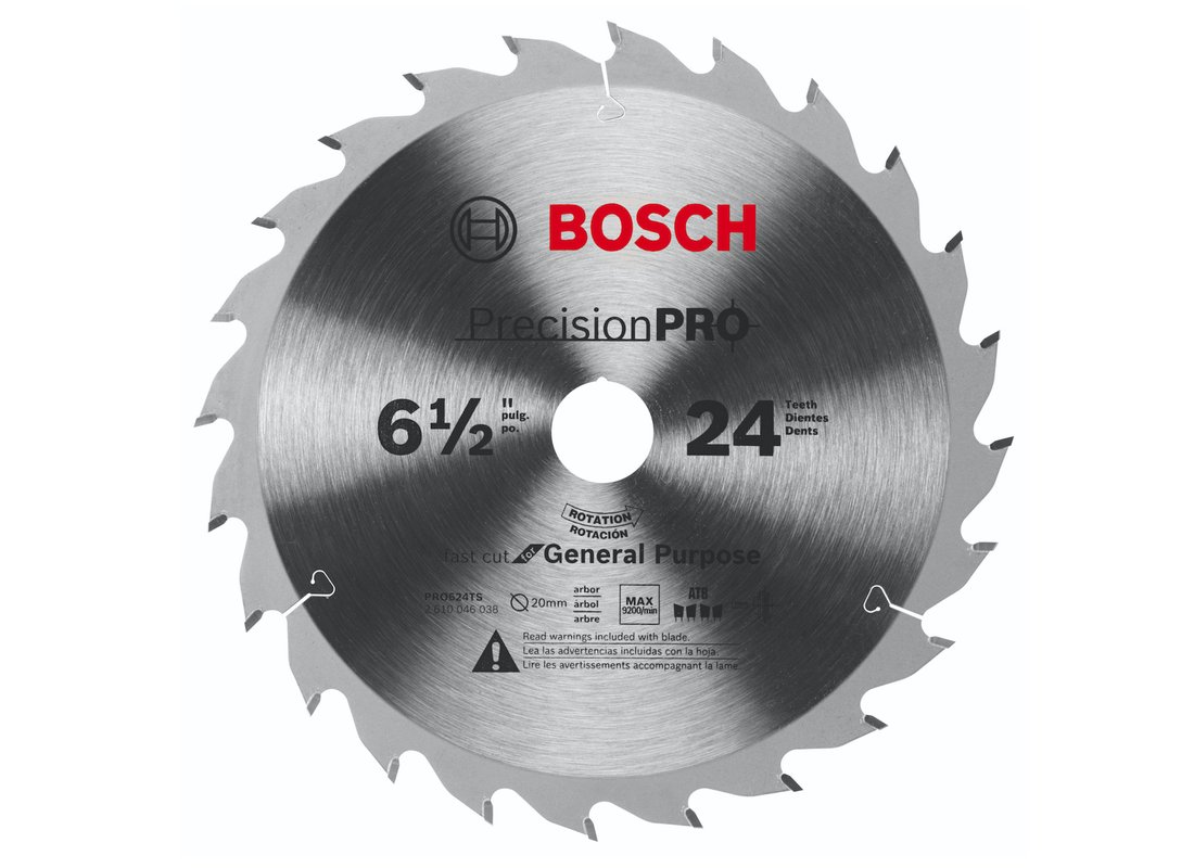 6-1/2 In. 24-Tooth Precision Pro Series Track Saw Blade