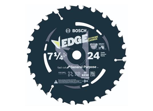 3 pc. 7-1/4 In. 24 Tooth Edge Circular Saw Blades for Framing (Bulk)