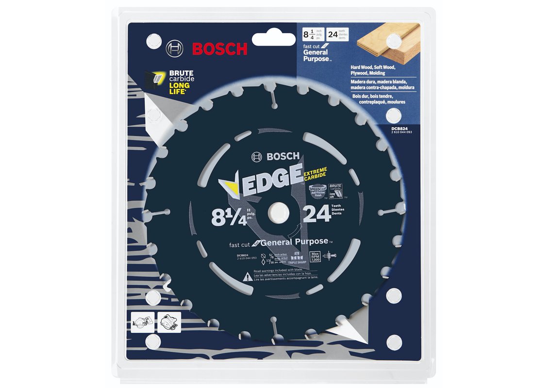 8-1/4 In. 24 Tooth Edge Circular Saw Blade for Framing