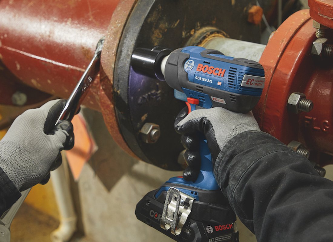 18V EC Brushless 1/2 In. Impact Wrench with Friction Ring and Thru-Hole (Bare Tool)