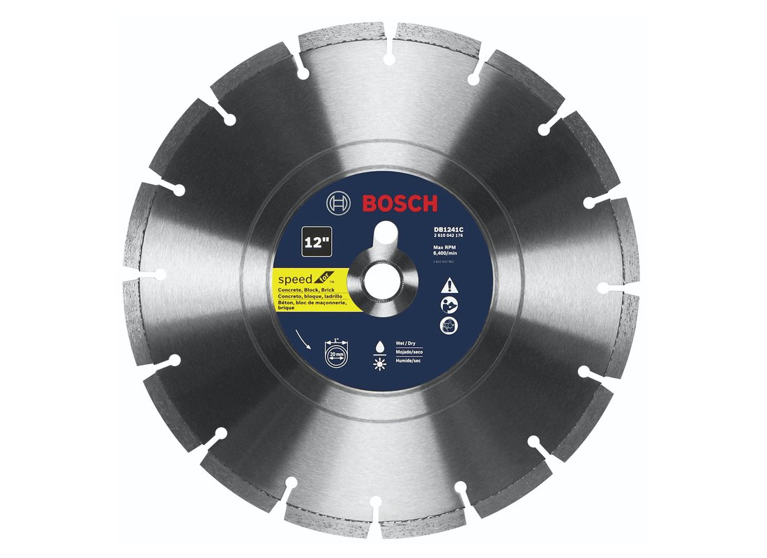 12 In. Premium Segmented Rim Diamond Blade for Universal Rough Cuts