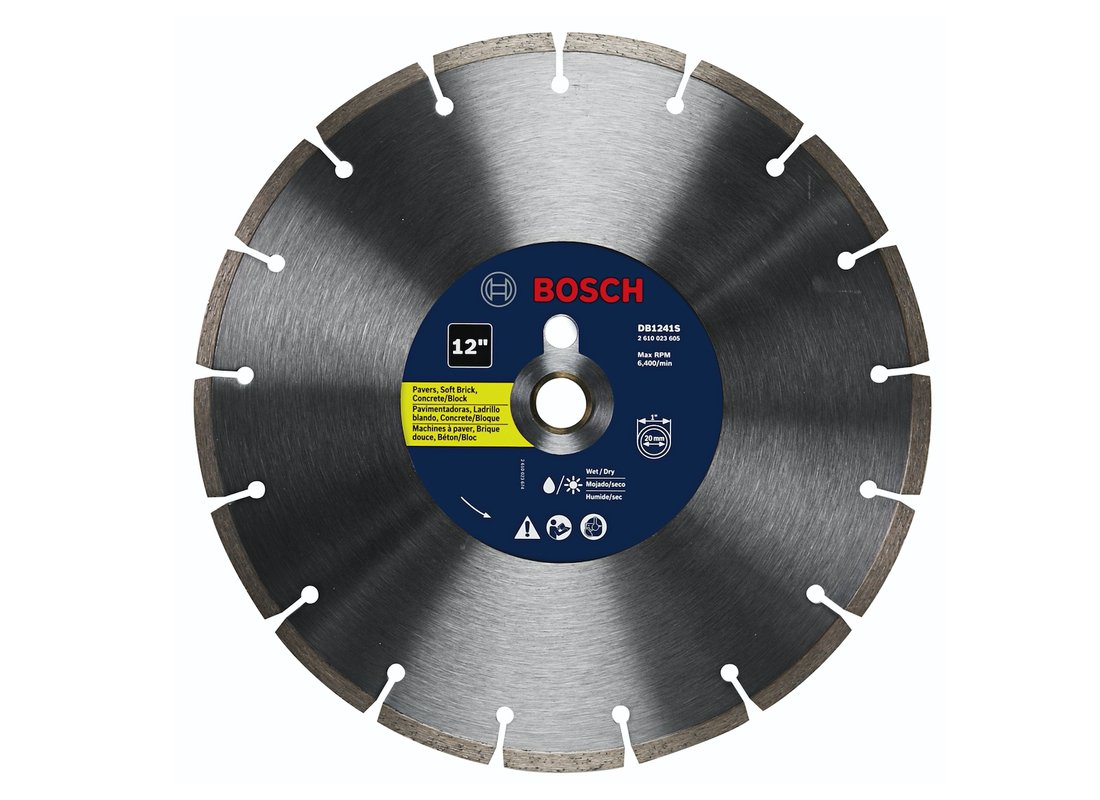 12 In. Standard Segmented Rim Diamond Blade for Universal Rough Cuts