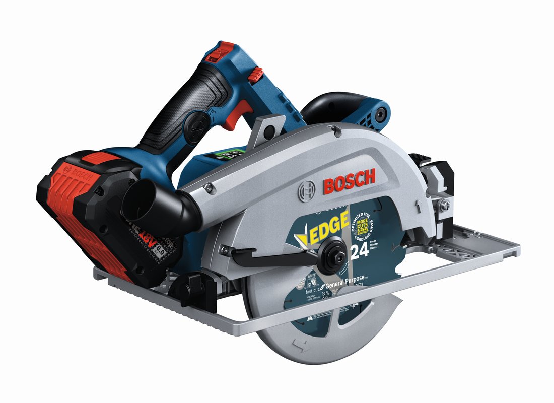 PROFACTOR 18V Strong Arm Connected-Ready 7-1/4 In. Circular Saw Kit with Track Compatibility and (1) CORE18V 8.0 Ah PROFACTOR Performance Battery