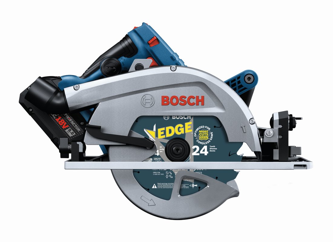 PROFACTOR 18V Strong Arm Connected-Ready 7-1/4 In. Circular Saw Kit with Track Compatibility and (1) CORE18V 8.0 Ah PROFACTOR Performance Battery