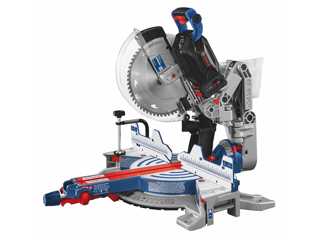 PROFACTOR 18V Surgeon 12 In. Dual-Bevel Glide Miter Saw Kit with (1) CORE18V 8.0 Ah PROFACTOR Performance Battery