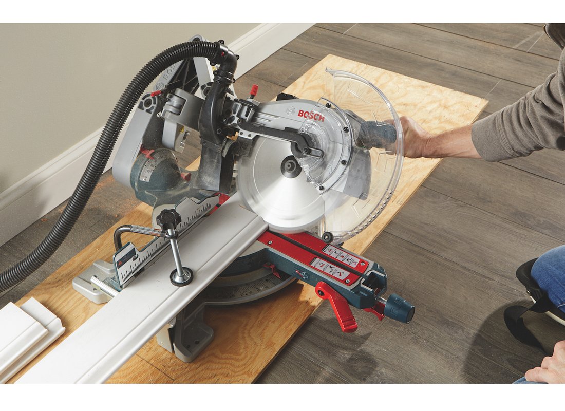 PROFACTOR 18V Surgeon 12 In. Dual-Bevel Glide Miter Saw Kit with (1) CORE18V 8.0 Ah PROFACTOR Performance Battery