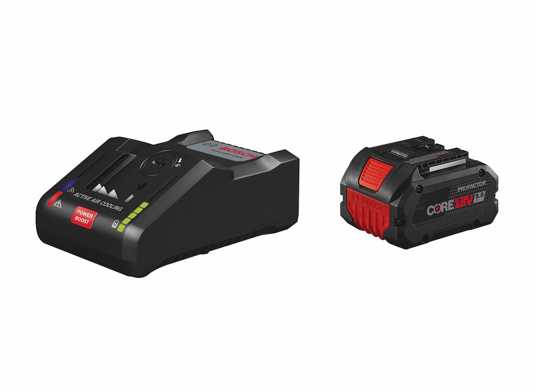 Kit de départ 18 V Performance CORE18V comprenant (1) batterie Performance PROFACTOR CORE18V 8.0 Ah et (1) chargeur turbo Lithium-Ion 18 V GAL18V-160C