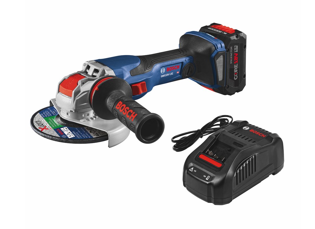 PROFACTOR 18V Spitfire X-LOCK Connected-Ready 5 – 6 In. Angle Grinder Kit with (1) CORE18V 8.0 Ah PROFACTOR Performance Battery