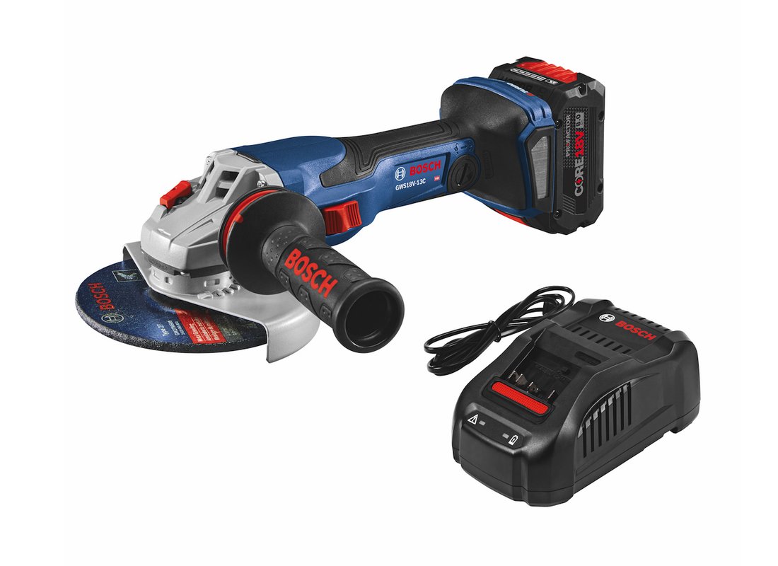 PROFACTOR 18V Spitfire Connected-Ready 5 – 6 In. Angle Grinder Kit with (1) CORE18V 8.0 Ah PROFACTOR Performance Battery