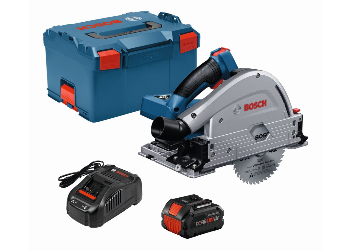 PROFACTOR 18V Connected-Ready 5-1/2 In. Track Saw Kit with (1) CORE18V 8.0 Ah PROFACTOR Performance Battery