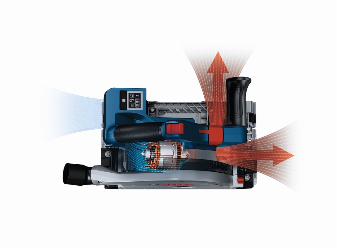 PROFACTOR 18V Connected-Ready 5-1/2 In. Track Saw Kit with (1) CORE18V 8.0 Ah PROFACTOR Performance Battery