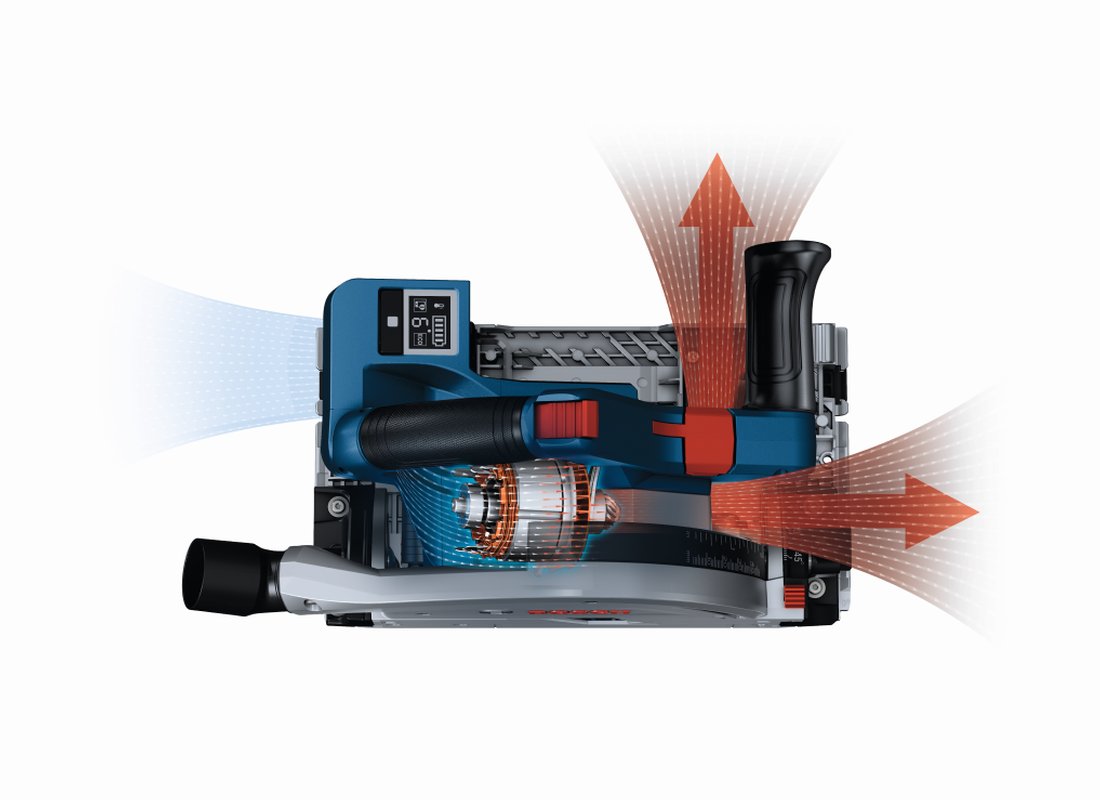 PROFACTOR 18V Connected-Ready 5-1/2 In. Track Saw with Plunge Action (Bare Tool)