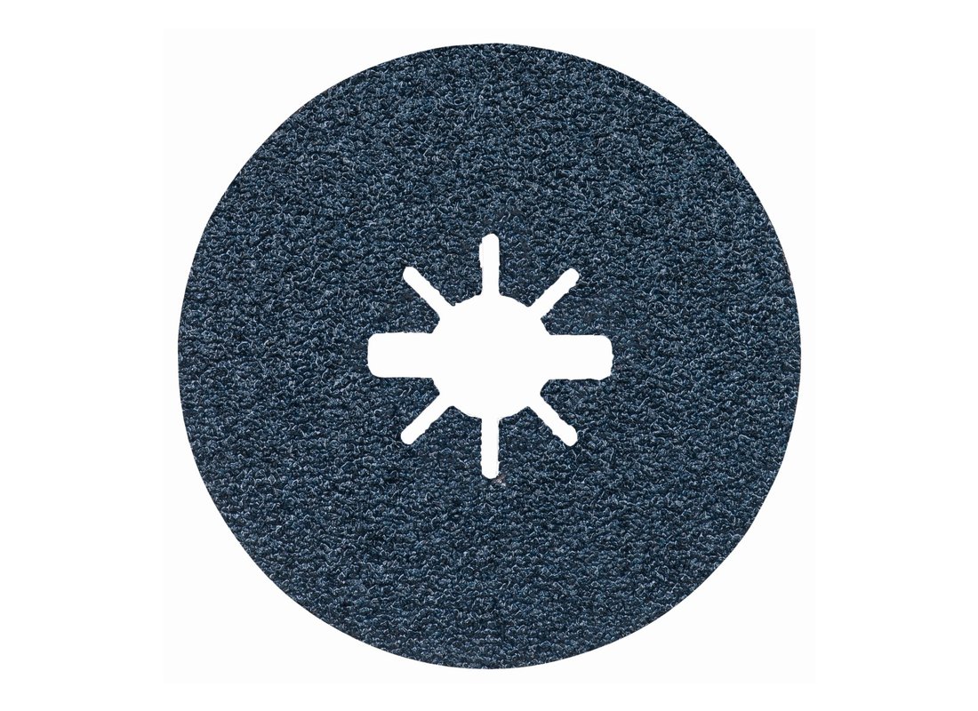 25 pc. 4-1/2 In. 36 Grit X-LOCK Coarse Grit Abrasive Fiber Discs