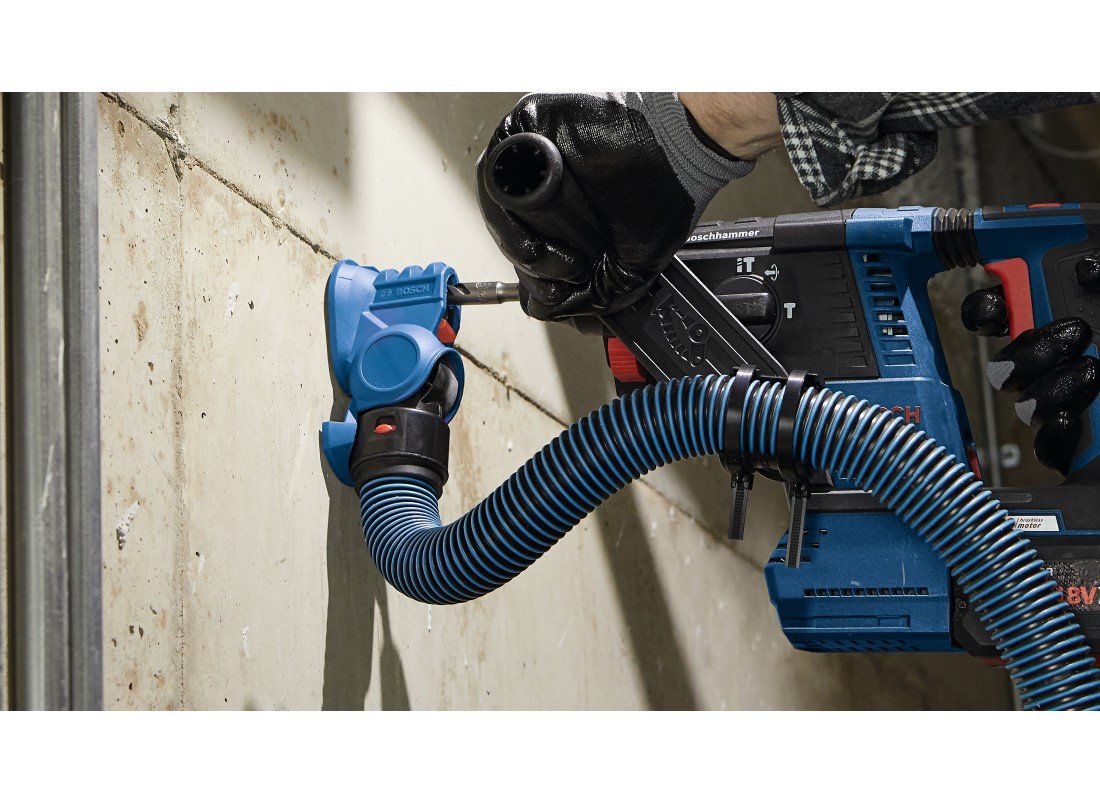 BlueCollar SDS plus Universal Dust Collection Attachment Power